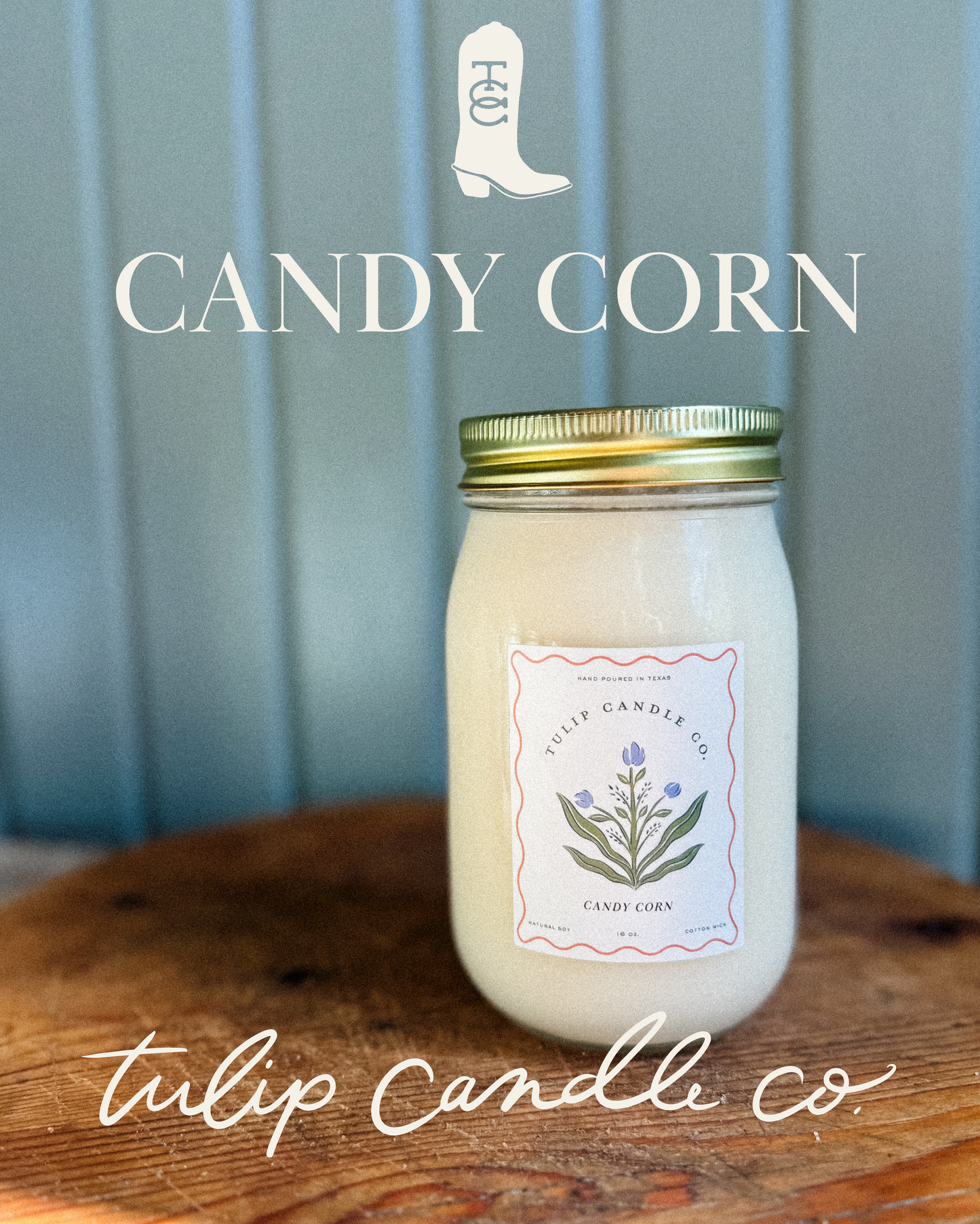 Candy Corn: 16 Oz. Candle