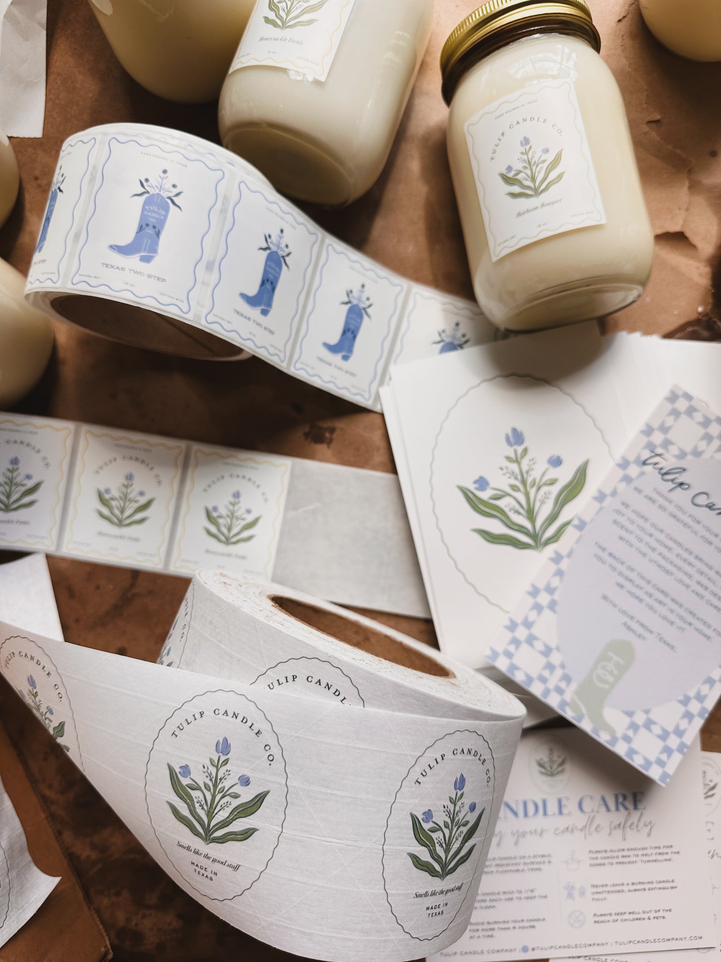 Glass Tree Jar filled with Christmas Tree