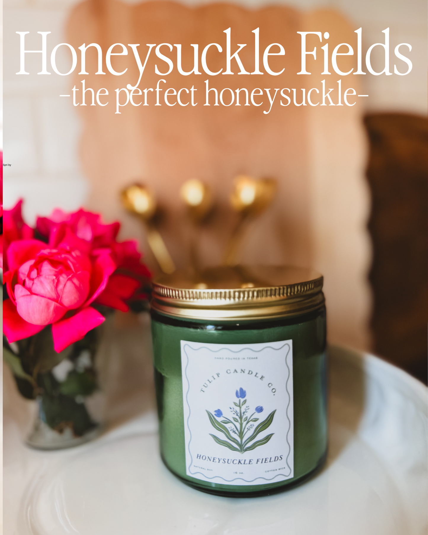 Honeysuckle Fields: 16 oz. candle