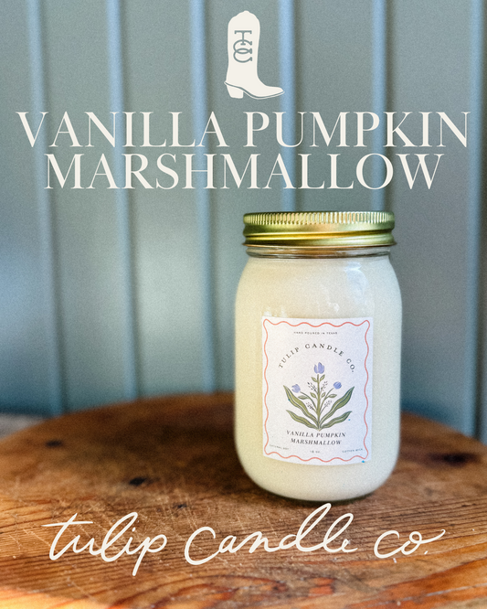 Vanilla Pumpkin Marshmallow: 16 Oz. Candle