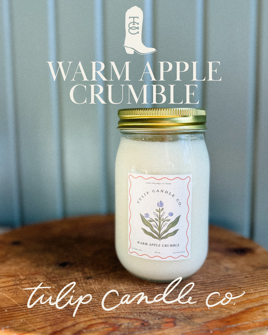 Warm Apple Crumble: 16 Oz. Candle