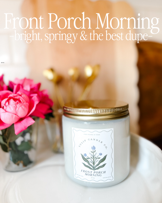Front Porch Mornings: 16 oz. candle