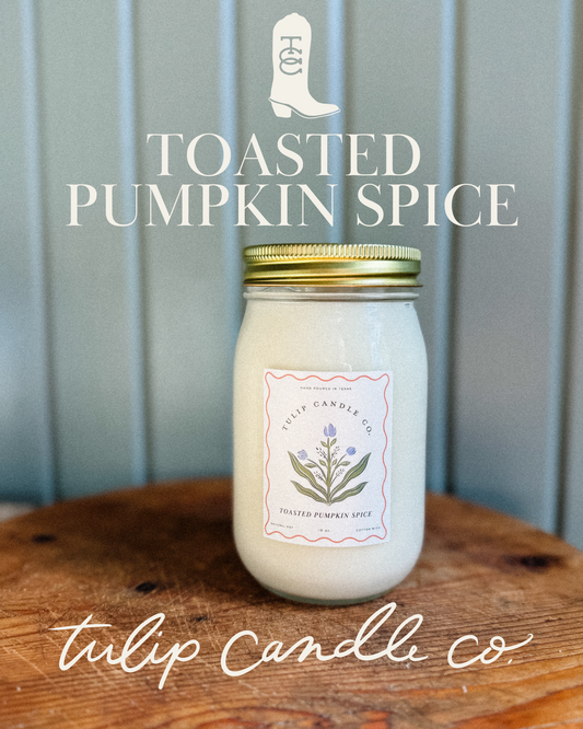 Toasted Pumpkin Spice: 16 Oz. Candle