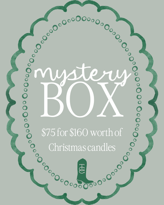 Mystery Box of Christmas Candles ($160 value)
