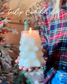 Glass Tree Jar filled with Merry & Bright